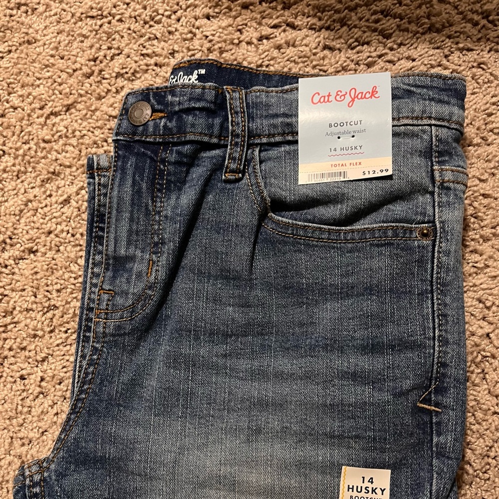 NWT Cat and Jack Girls Jeans Size 14